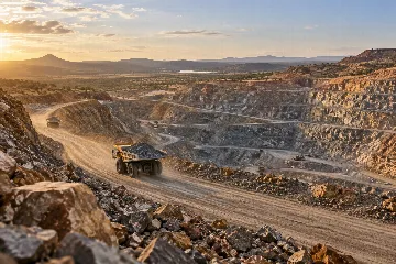 AI-generated mining illustration for Sentinel; not a depiction of the actual site.