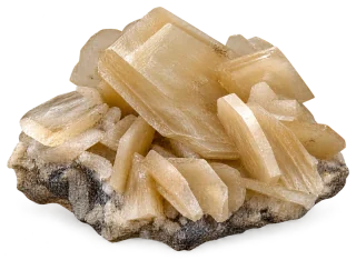 Representative AI specimen of Barite: Tabular barite cluster.