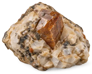 Representative AI specimen of Rare-Earth Minerals: Monazite-bearing specimen.
